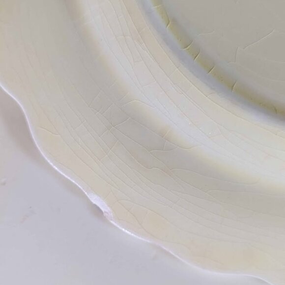 VTG 1930's LIDO W.S. George Canarytone USA 5 Dessert and 3 Salad Plates Floral - Picture 6 of 10